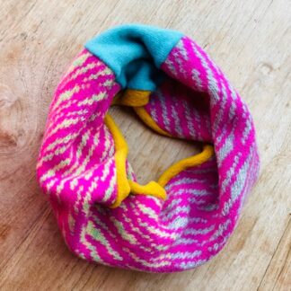 Saffron Fleece-lined Tiger Stripe Neckwarmer