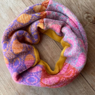 Souk Neckwarmer with Saffron Fleece Lining